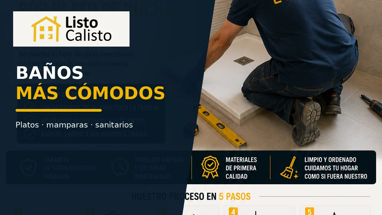 Baños, platos y mamparas