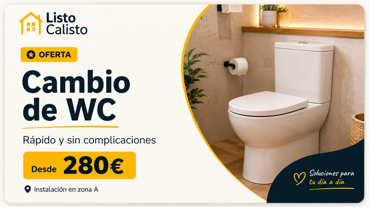 Cambio de WC convencional