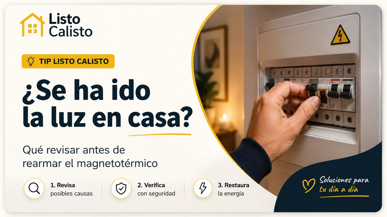 ¿Se ha ido la luz en casa?
